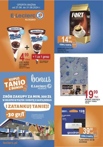 Gazetka E.Leclerc - 27.08.2024 - 31.08.2024.