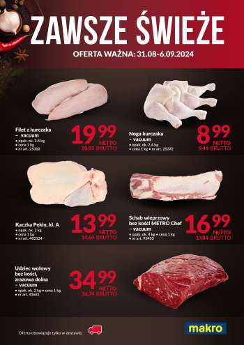 Gazetka Makro - 31.08.2024 - 6.09.2024.