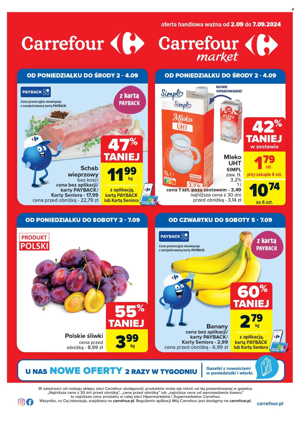 Gazetka Carrefour - 2.09.2024 - 7.09.2024. Strona 1