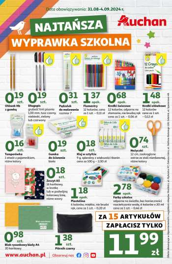 Gazetka Auchan - 31.08.2024 - 4.09.2024.