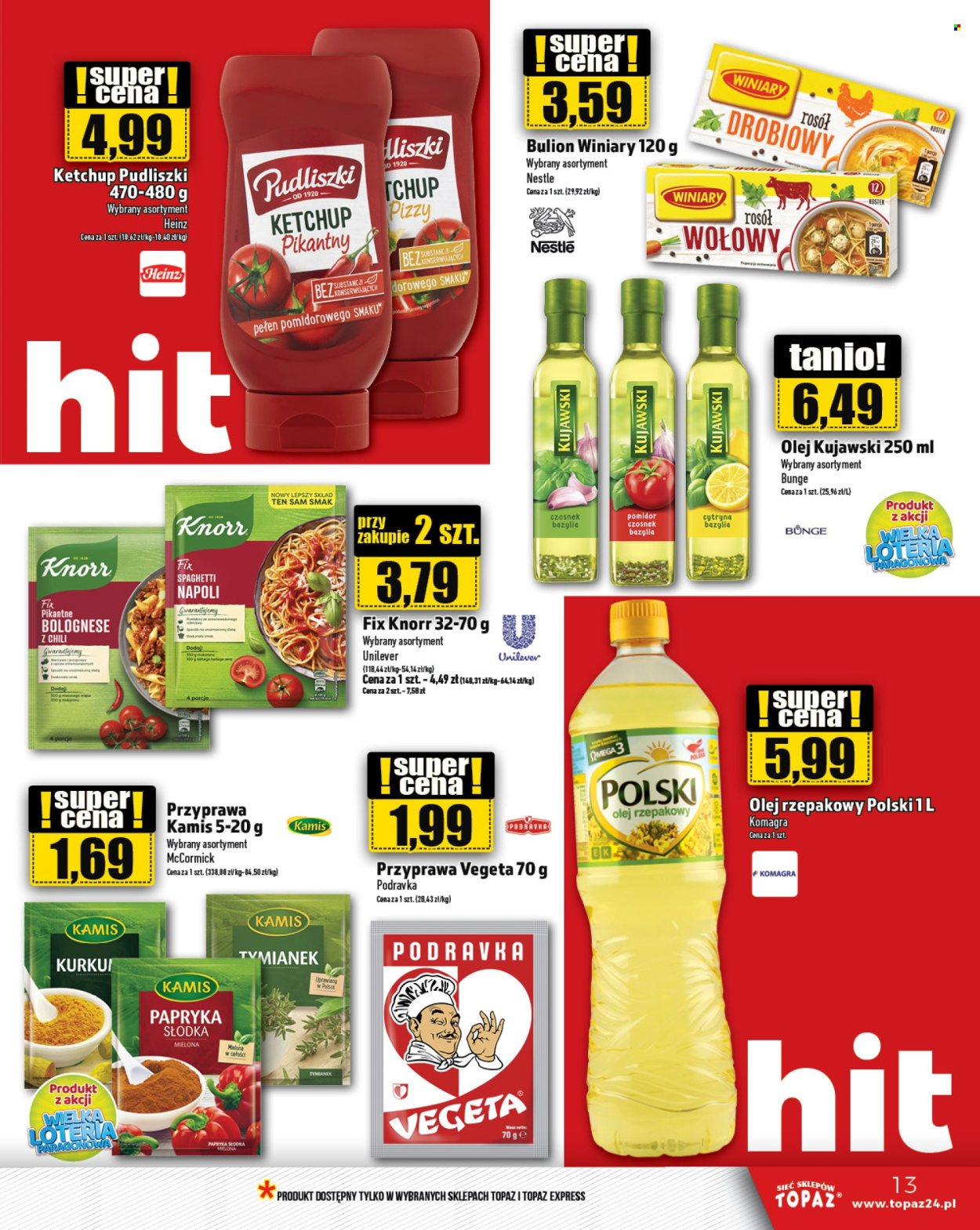 Gazetka Topaz - 5.09.2024 - 11.09.2024. Strona 13