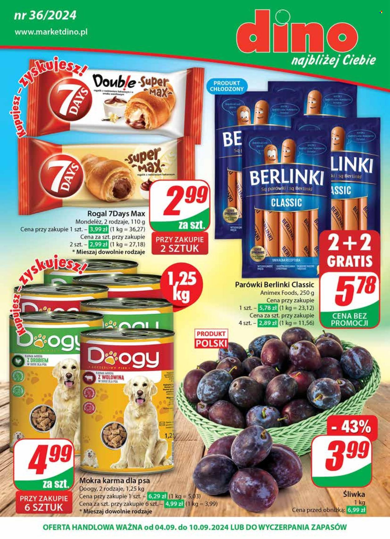 Gazetka Dino - 4.09.2024 - 10.09.2024. Strona 1