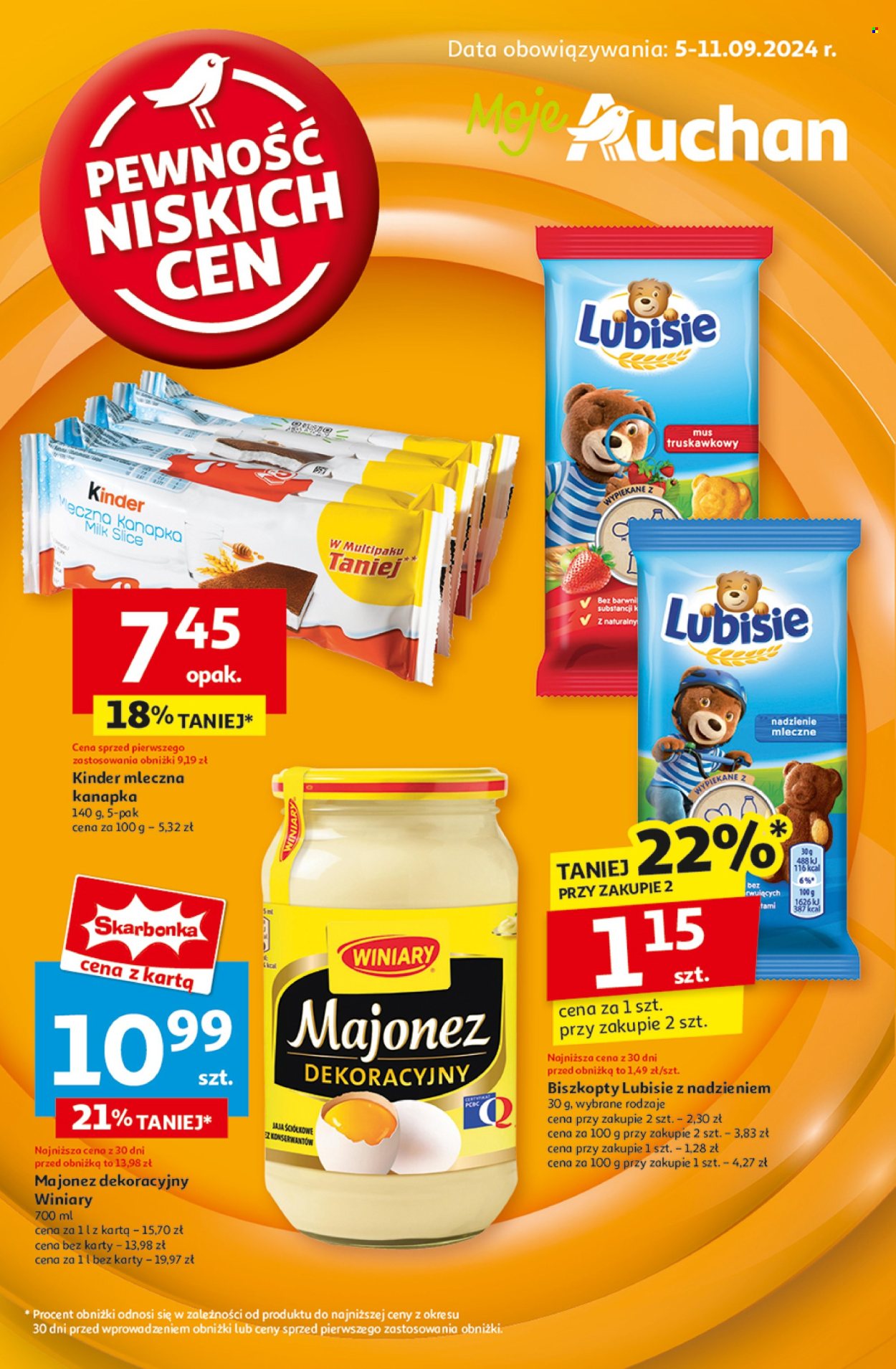 Gazetka Auchan - 5.09.2024 - 11.09.2024. Strona 1
