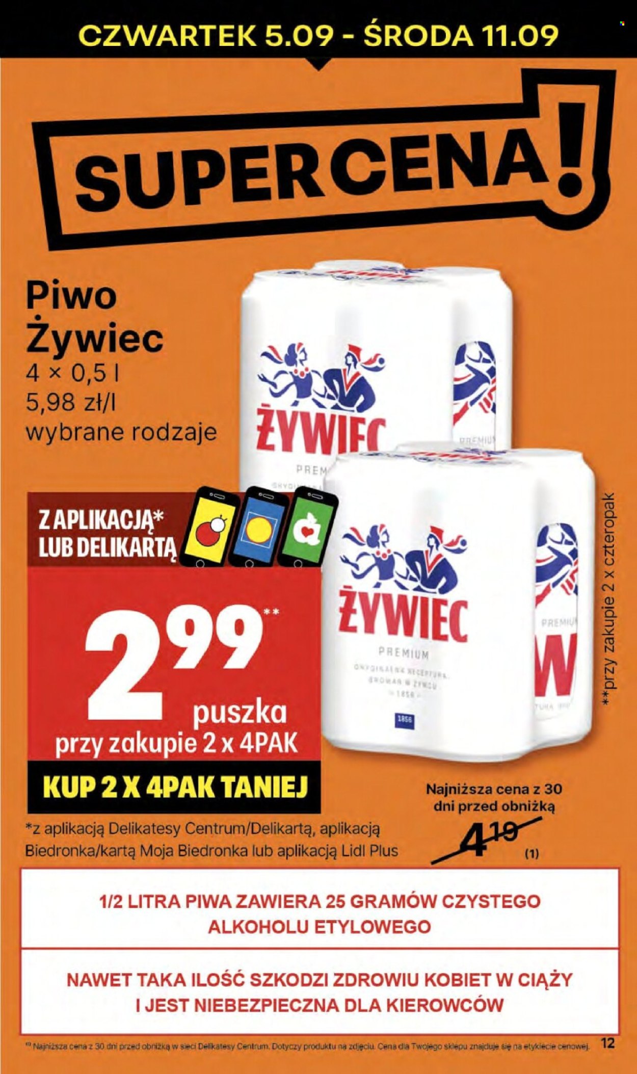 Gazetka Delikatesy Centrum - 5.09.2024 - 11.09.2024. Strona 12
