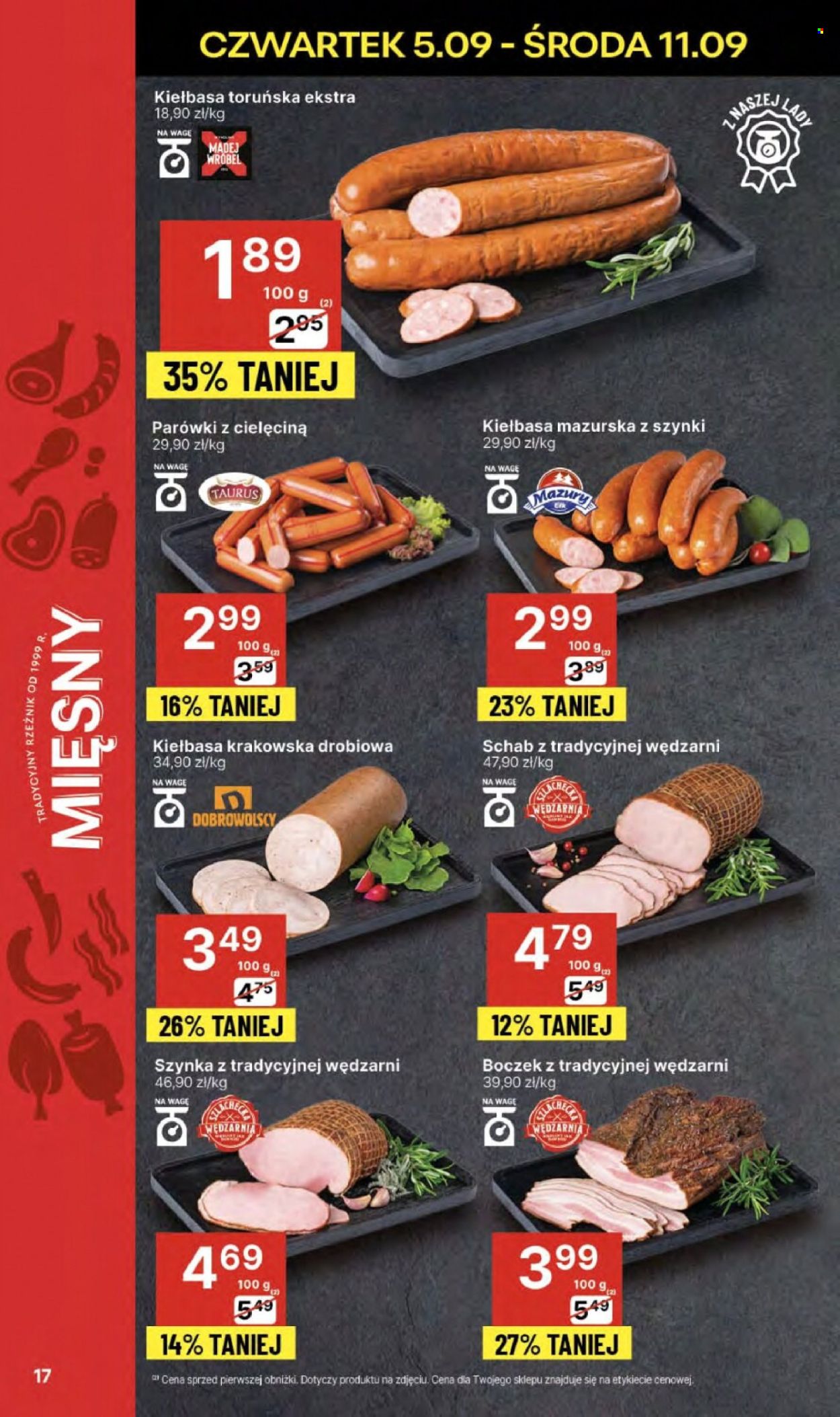 Gazetka Delikatesy Centrum - 5.09.2024 - 11.09.2024. Strona 17