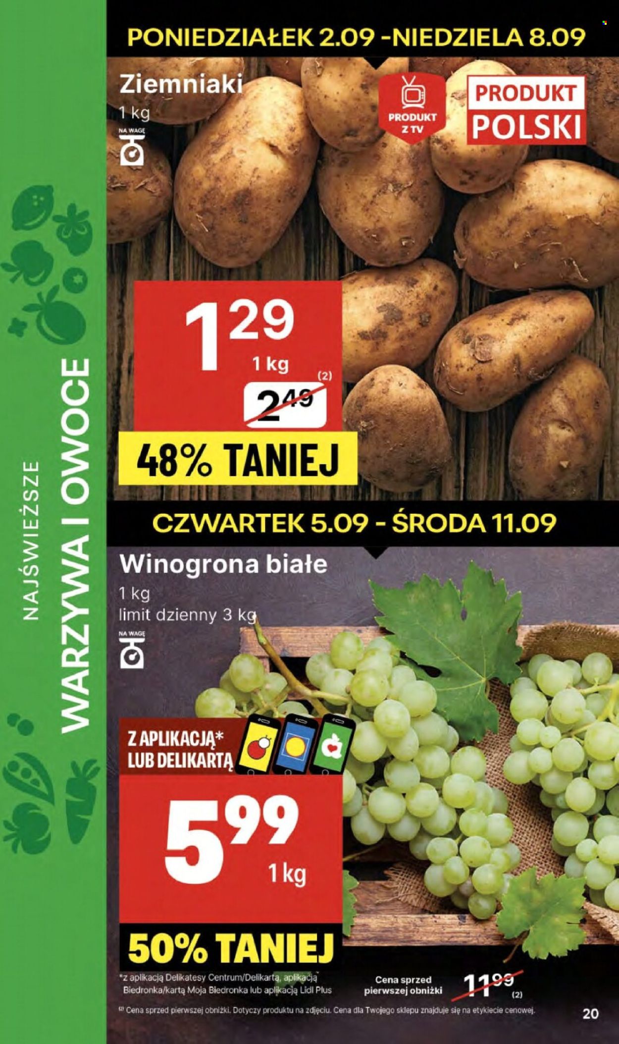 Gazetka Delikatesy Centrum - 5.09.2024 - 11.09.2024. Strona 20