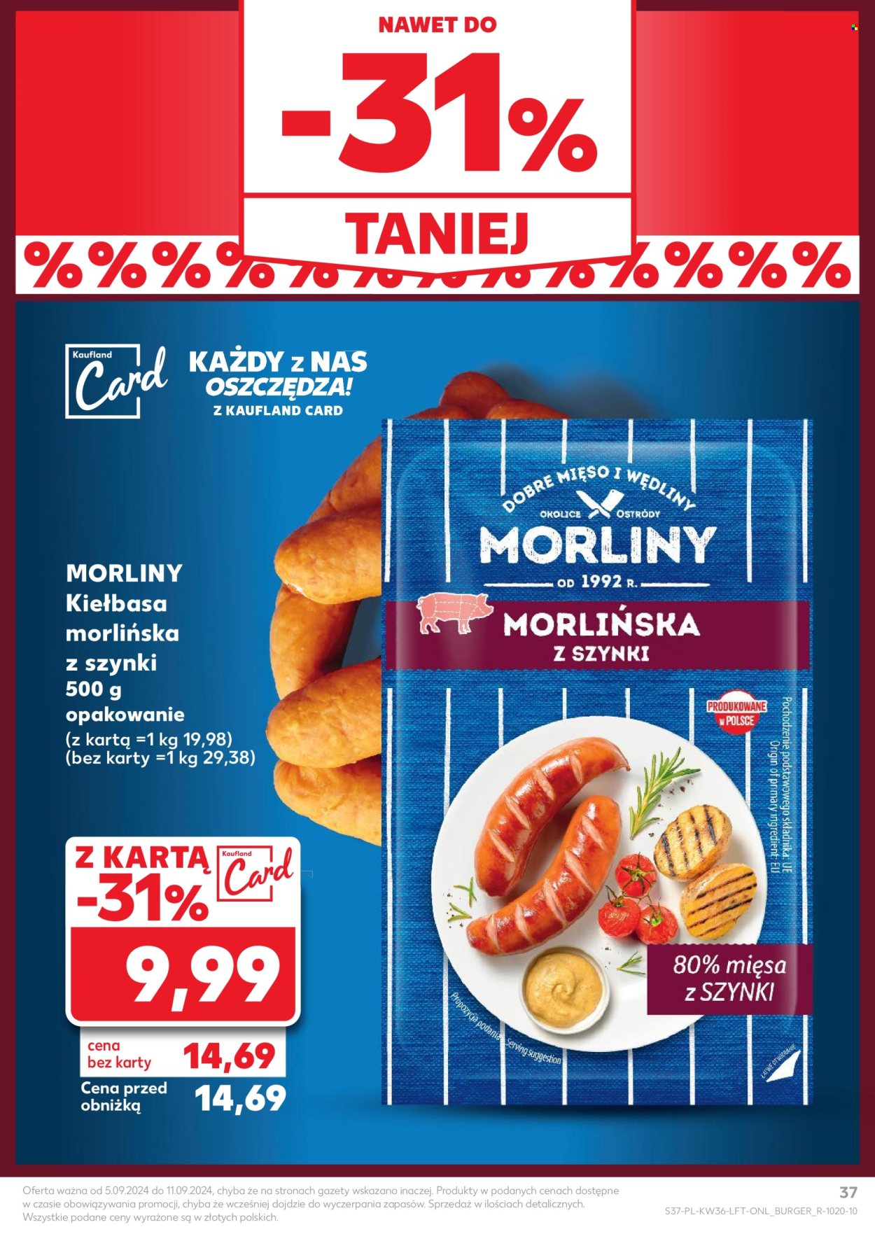 Gazetka Kaufland - 5.09.2024 - 11.09.2024. Strona 37