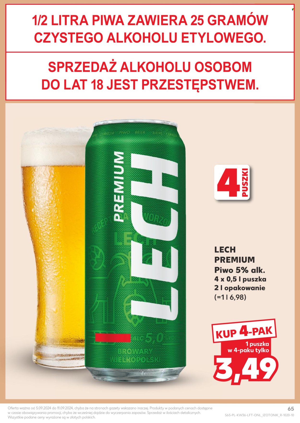 Gazetka Kaufland - 5.09.2024 - 11.09.2024. Strona 65