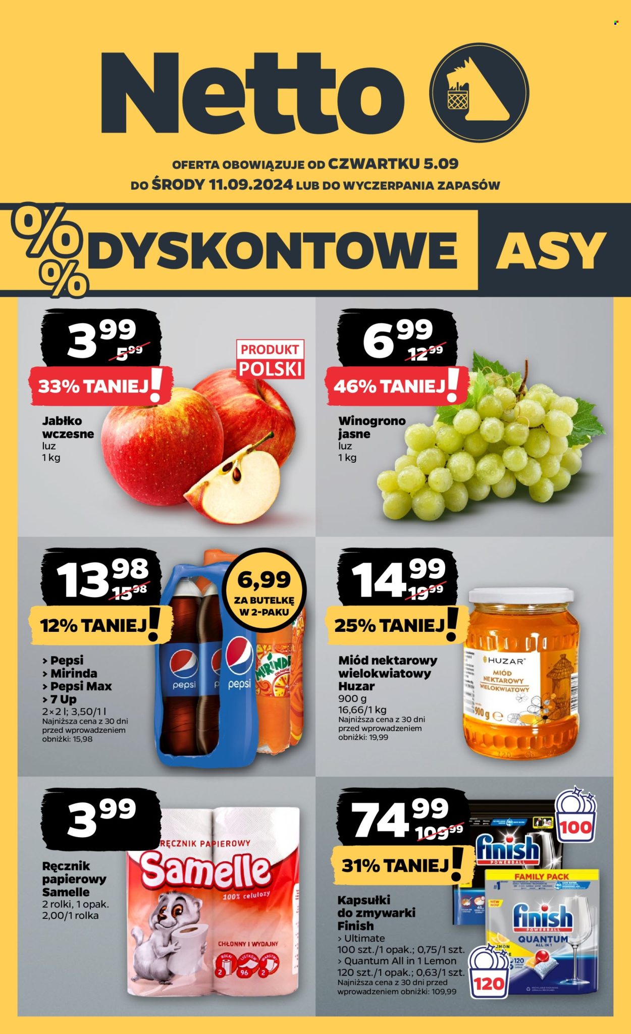 Gazetka Netto - 5.09.2024 - 11.09.2024. Strona 1