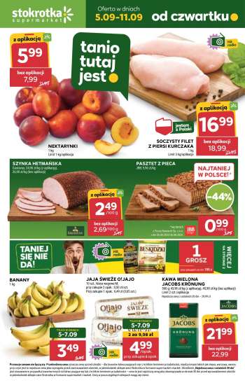 Gazetka Stokrotka Supermarket - 5.09.2024 - 11.09.2024.