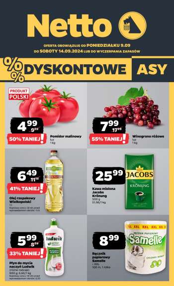 Gazetka Netto - 9.09.2024 - 14.09.2024.