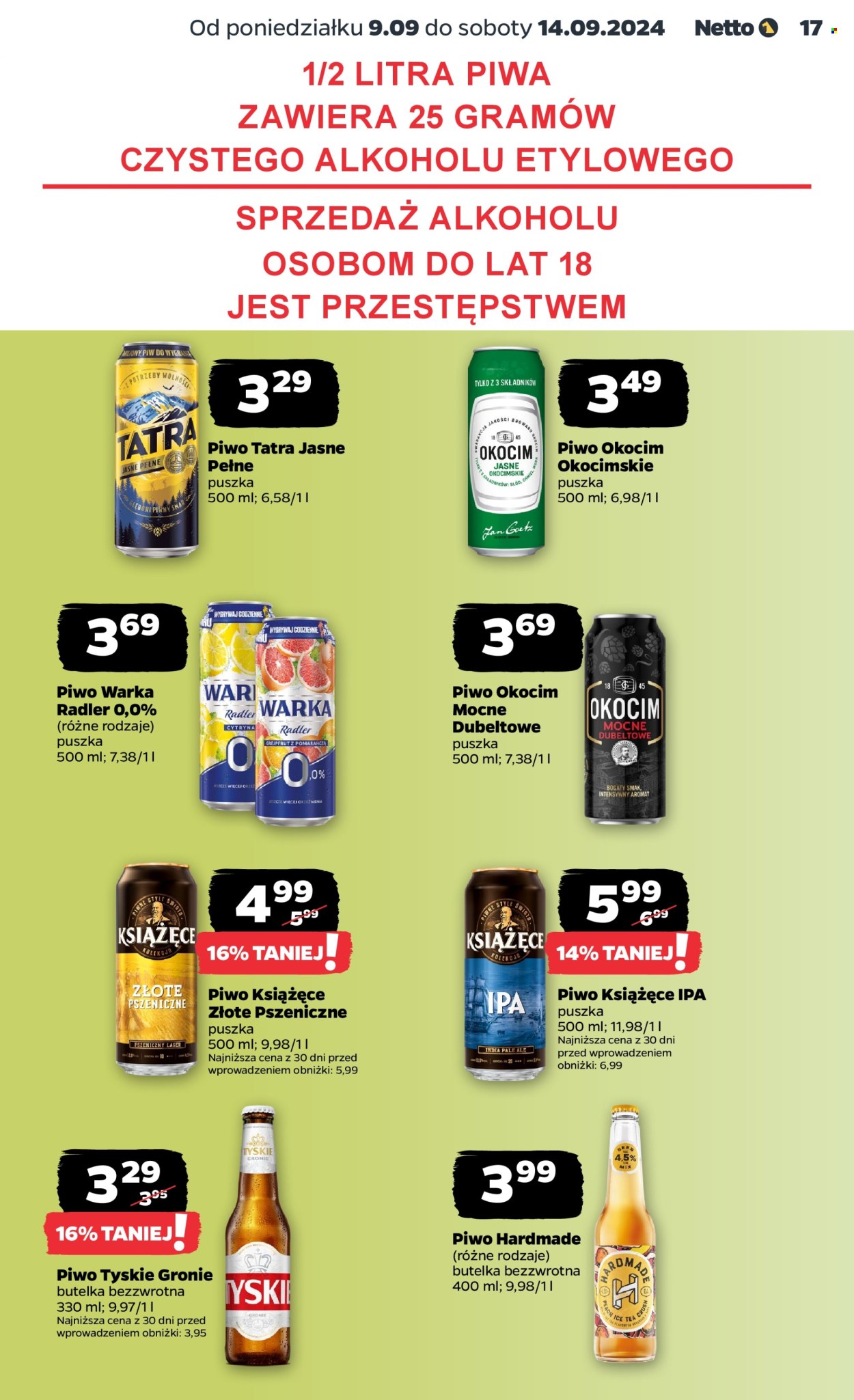 Gazetka Netto - 9.09.2024 - 14.09.2024. Strona 17