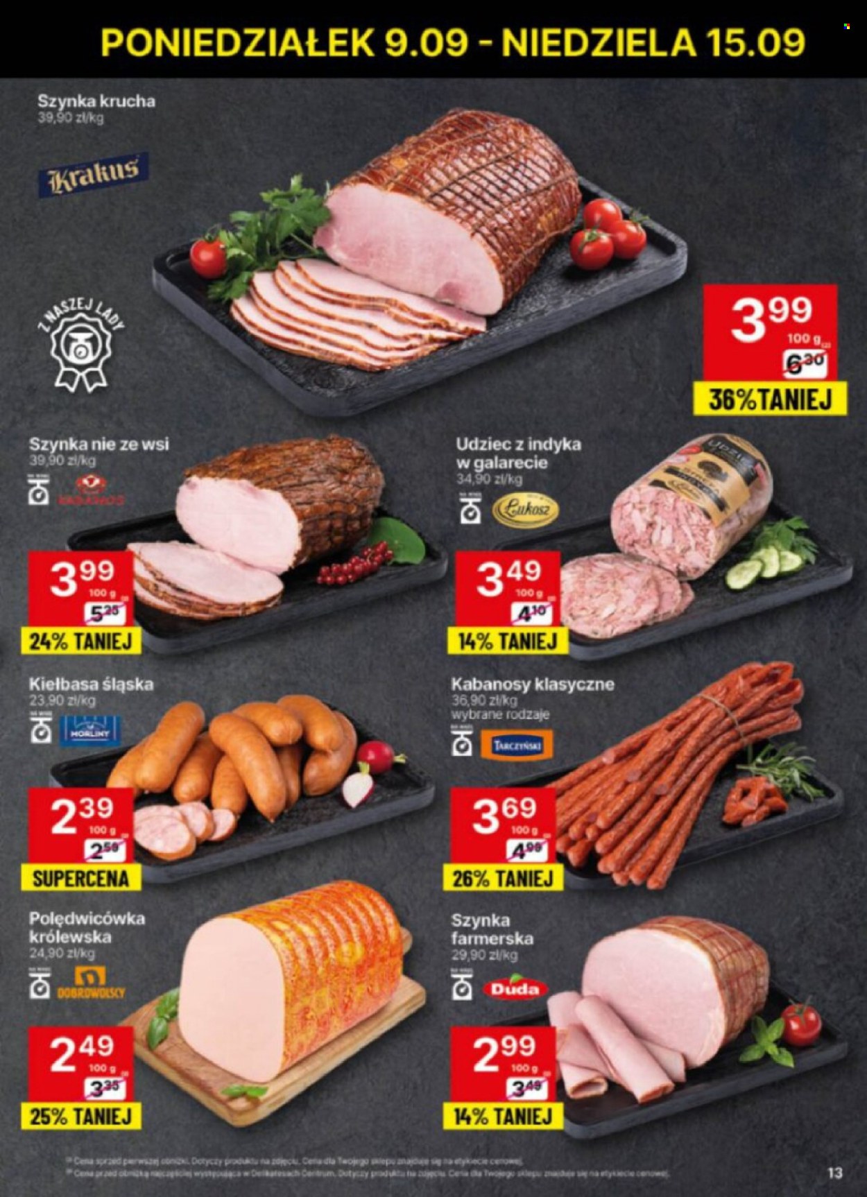 Gazetka Delikatesy Centrum - 9.09.2024 - 15.09.2024. Strona 13