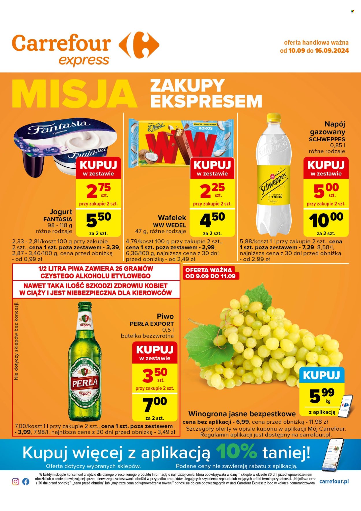 Leták Carrefour - 10.9.2024 - 16.9.2024. Strana 1