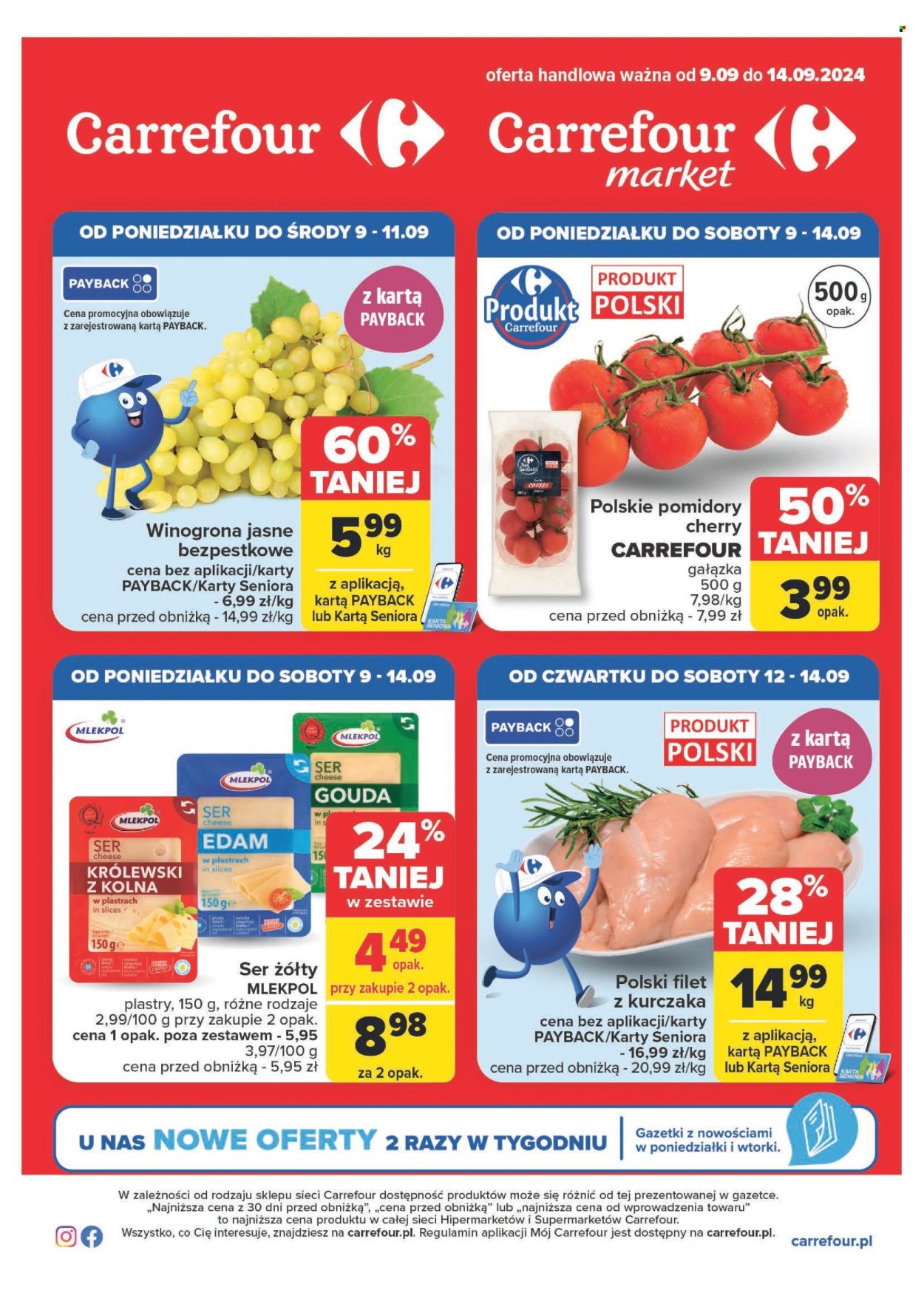 Gazetka Carrefour - 9.09.2024 - 14.09.2024. Strona 1