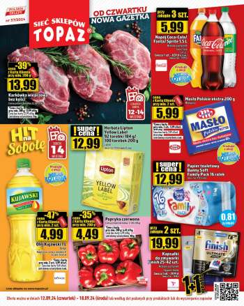 Gazetka Topaz - 12.09.2024 - 18.09.2024.