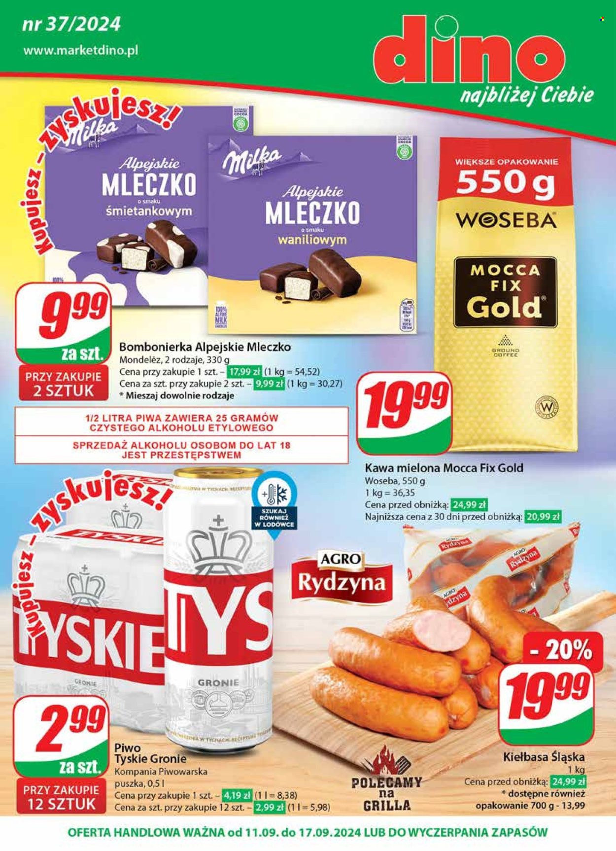 Gazetka Dino - 11.09.2024 - 17.09.2024. Strona 1
