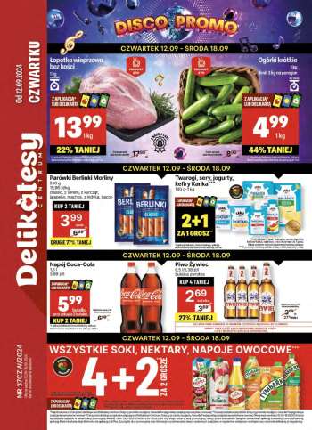 Gazetka Delikatesy Centrum - 12.09.2024 - 18.09.2024.