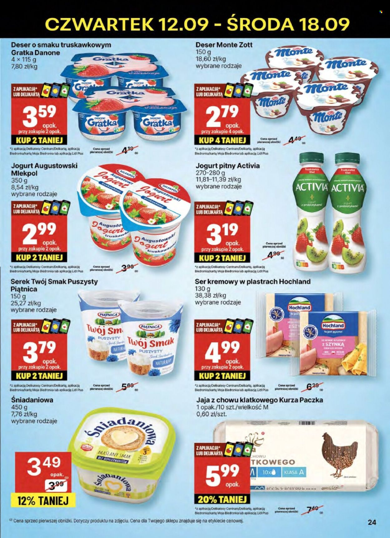 Gazetka Delikatesy Centrum - 12.09.2024 - 18.09.2024. Strona 24