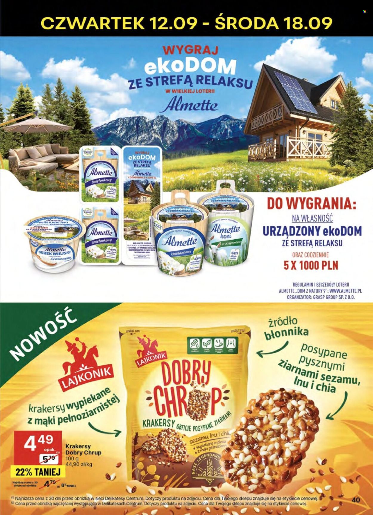 Gazetka Delikatesy Centrum - 12.09.2024 - 18.09.2024. Strona 40