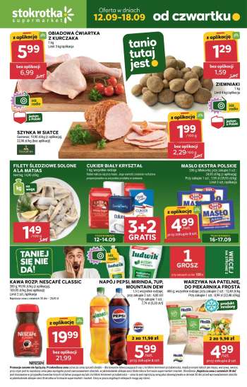 Gazetka Stokrotka Supermarket - 12.09.2024 - 18.09.2024.