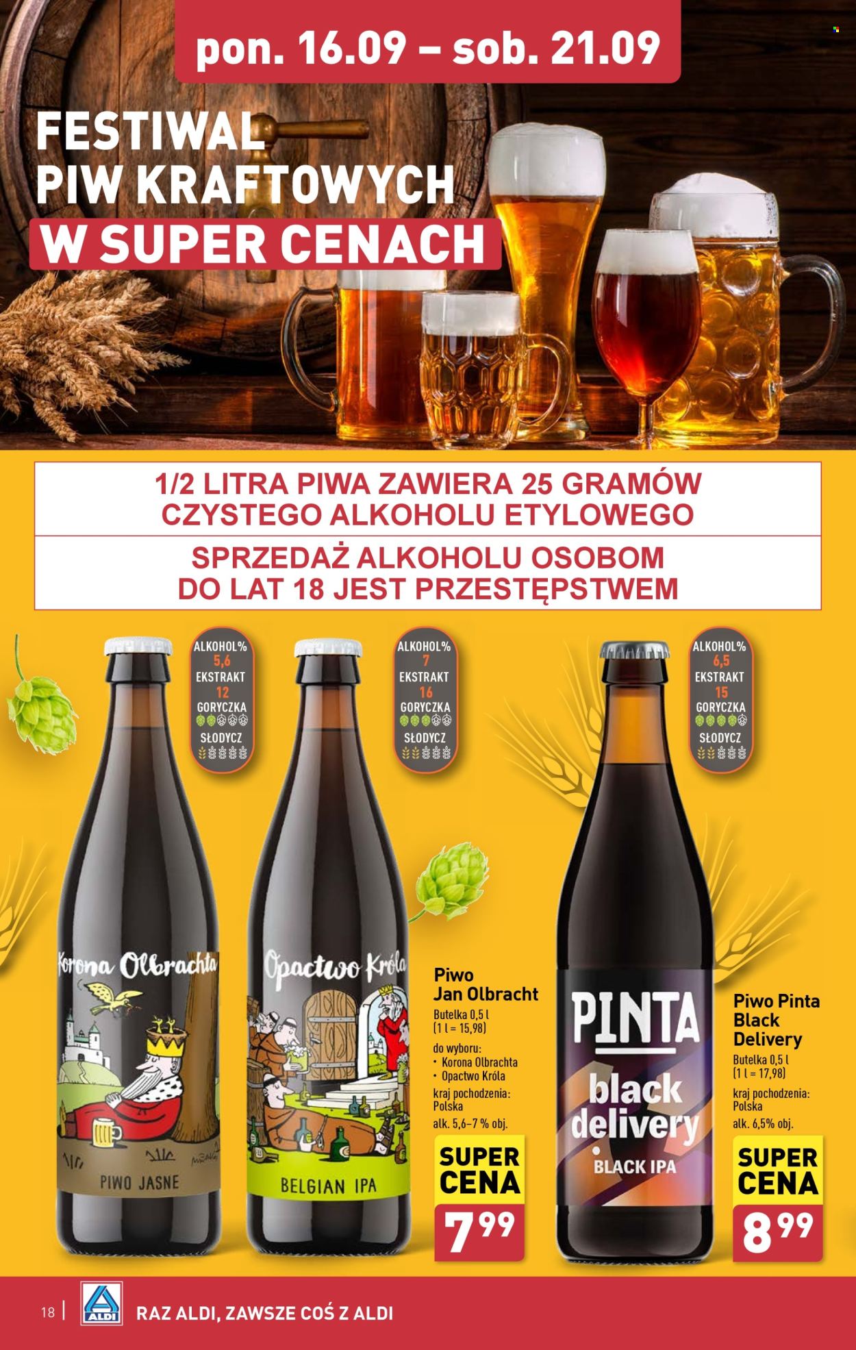 Gazetka ALDI - 16.09.2024 - 21.09.2024. Strona 18