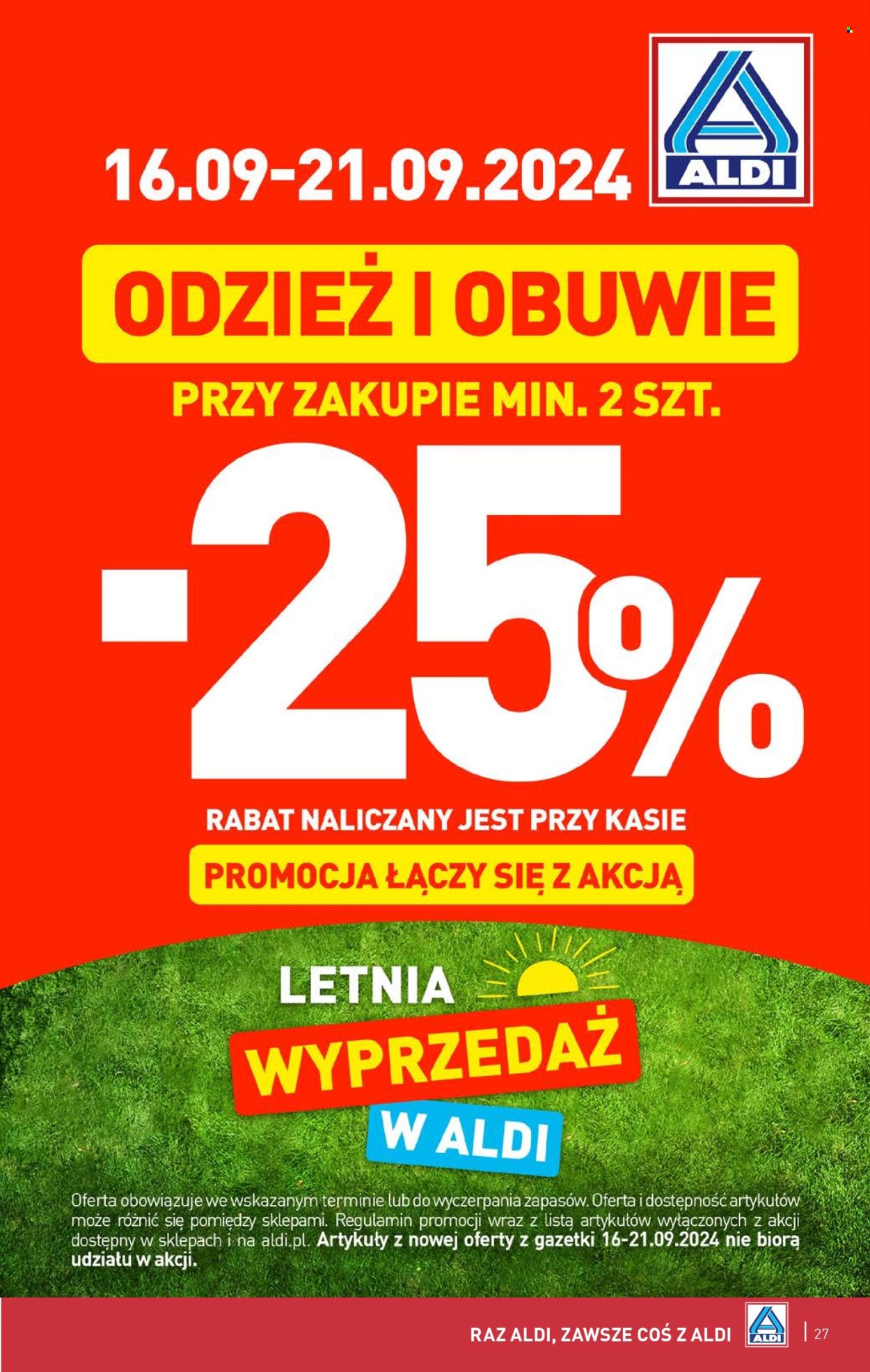 Gazetka ALDI - 16.09.2024 - 21.09.2024. Strona 27