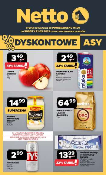 Gazetka Netto - 16.09.2024 - 21.09.2024.