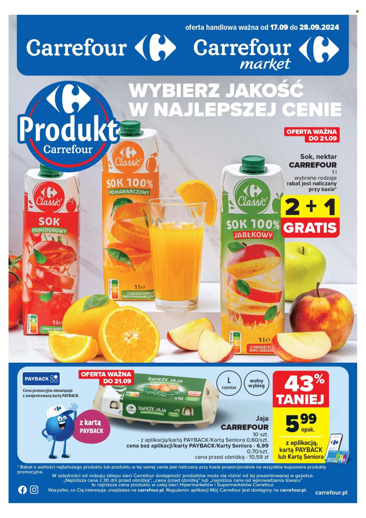 Gazetka Carrefour - 17.09.2024 - 28.09.2024. Strona 1