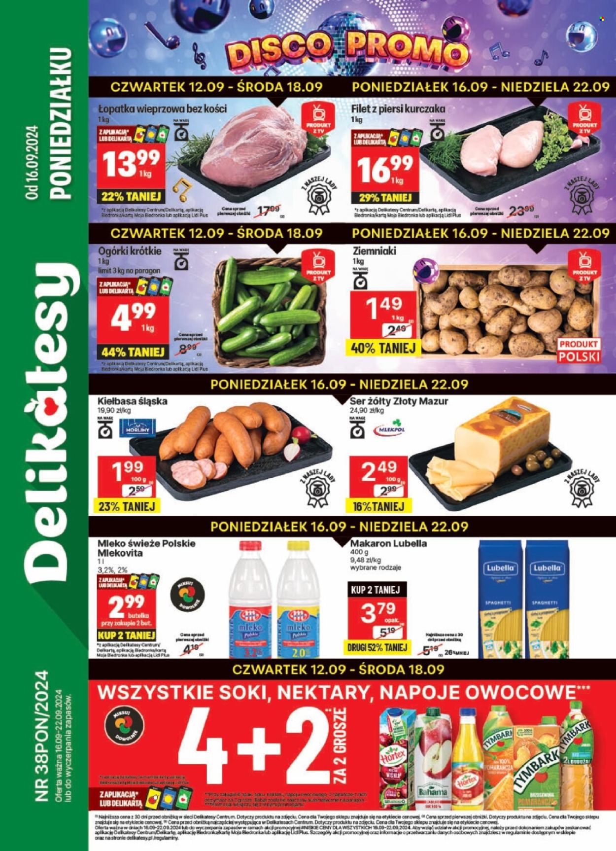 Gazetka Delikatesy Centrum - 16.09.2024 - 22.09.2024. Strona 1