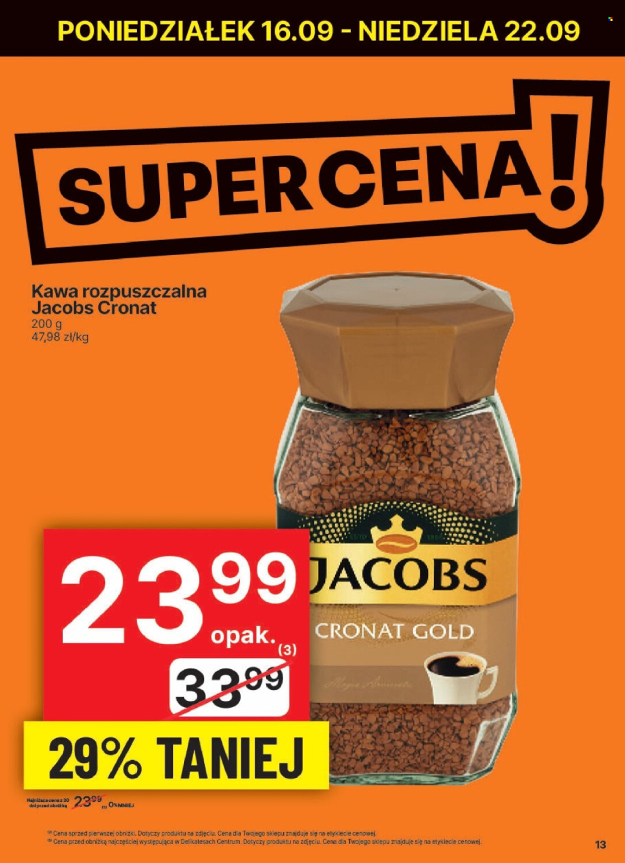 Gazetka Delikatesy Centrum - 16.09.2024 - 22.09.2024. Strona 13