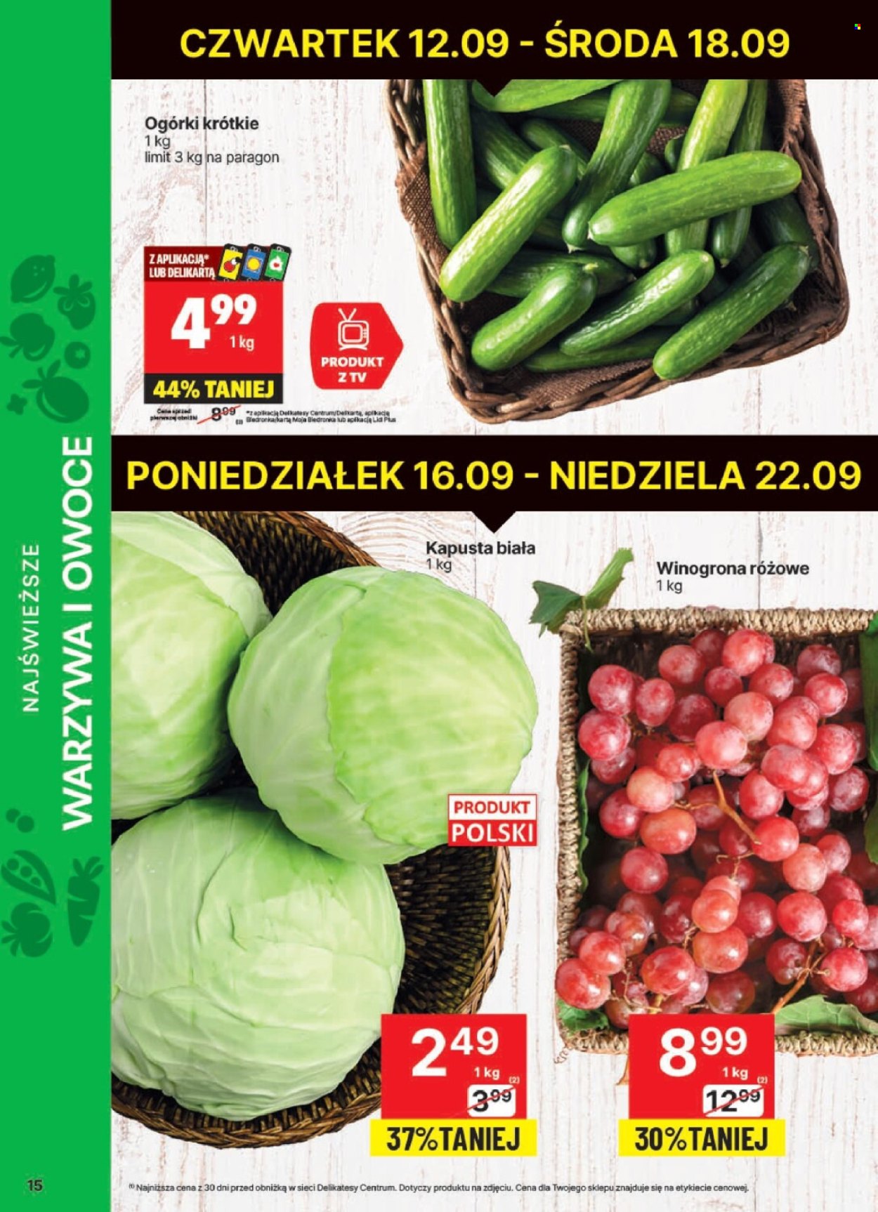 Gazetka Delikatesy Centrum - 16.09.2024 - 22.09.2024. Strona 15