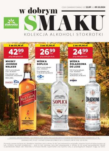 Gazetka Stokrotka Supermarket - 12.09.2024 - 9.10.2024.