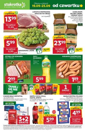Gazetka Stokrotka Supermarket - 19.09.2024 - 25.09.2024.