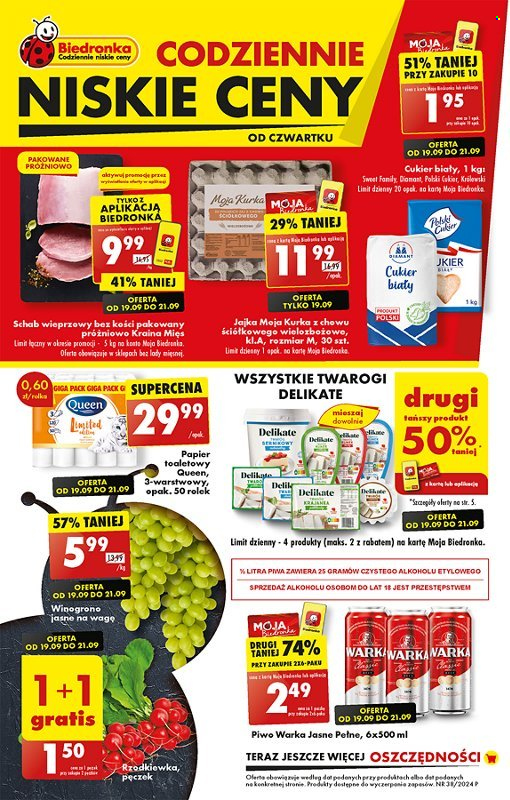 Gazetka Biedronka - 19.09.2024 - 25.09.2024. Strona 1