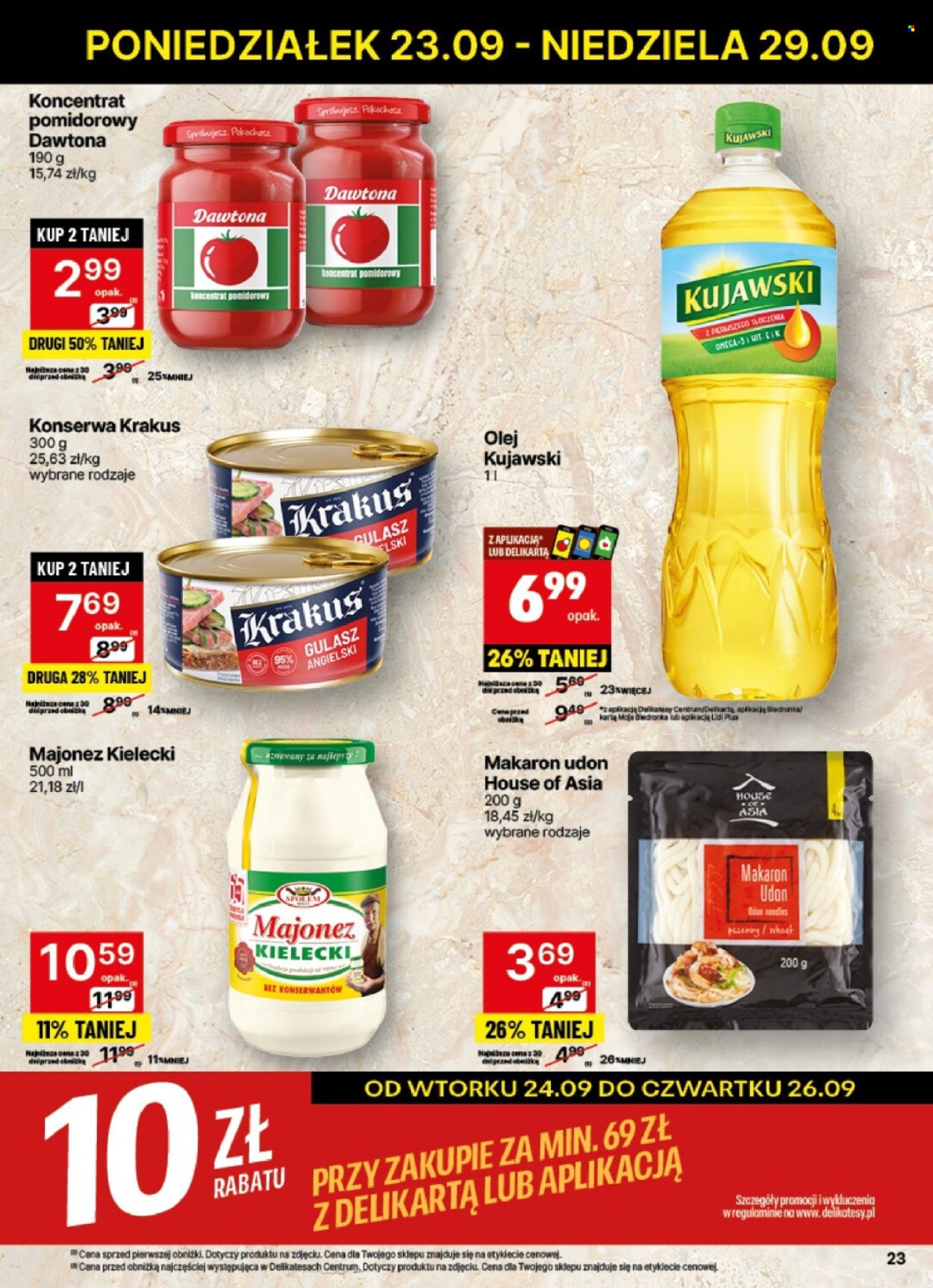 Gazetka Delikatesy Centrum - 23.09.2024 - 29.09.2024. Strona 23