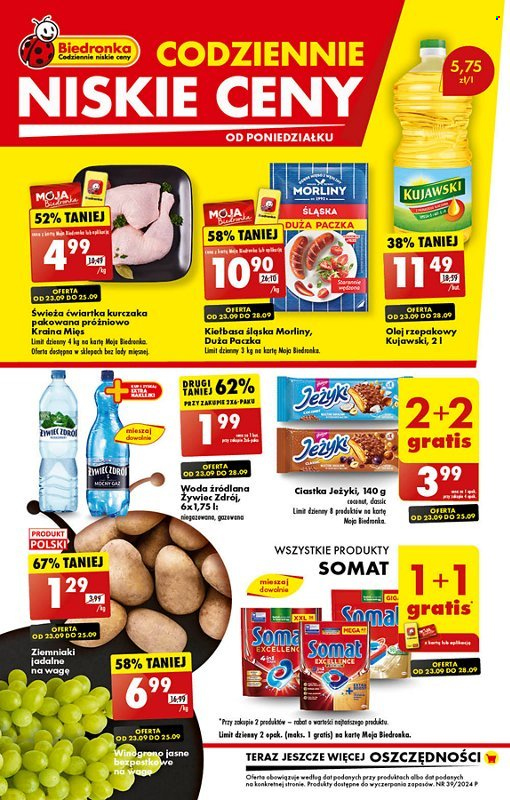 Gazetka Biedronka - 23.09.2024 - 28.09.2024. Strona 1