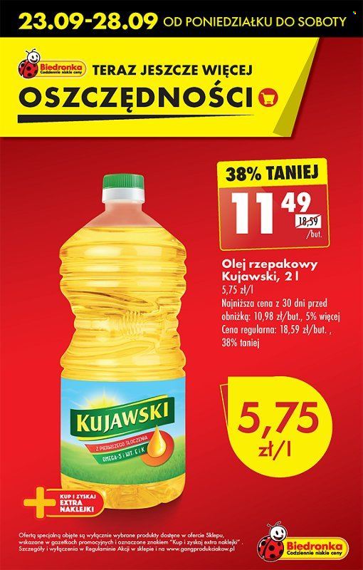 Gazetka Biedronka - 23.09.2024 - 28.09.2024. Strona 9