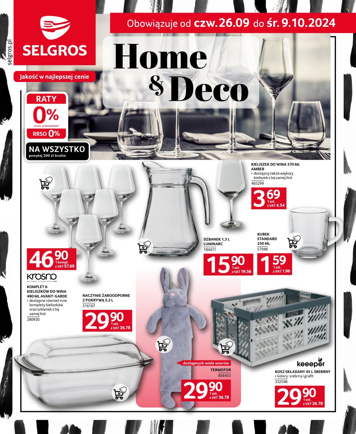 Gazetka Selgros - 26.09.2024 - 9.10.2024. Strona 1