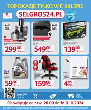 Gazetka Selgros - 26.09.2024 - 9.10.2024.