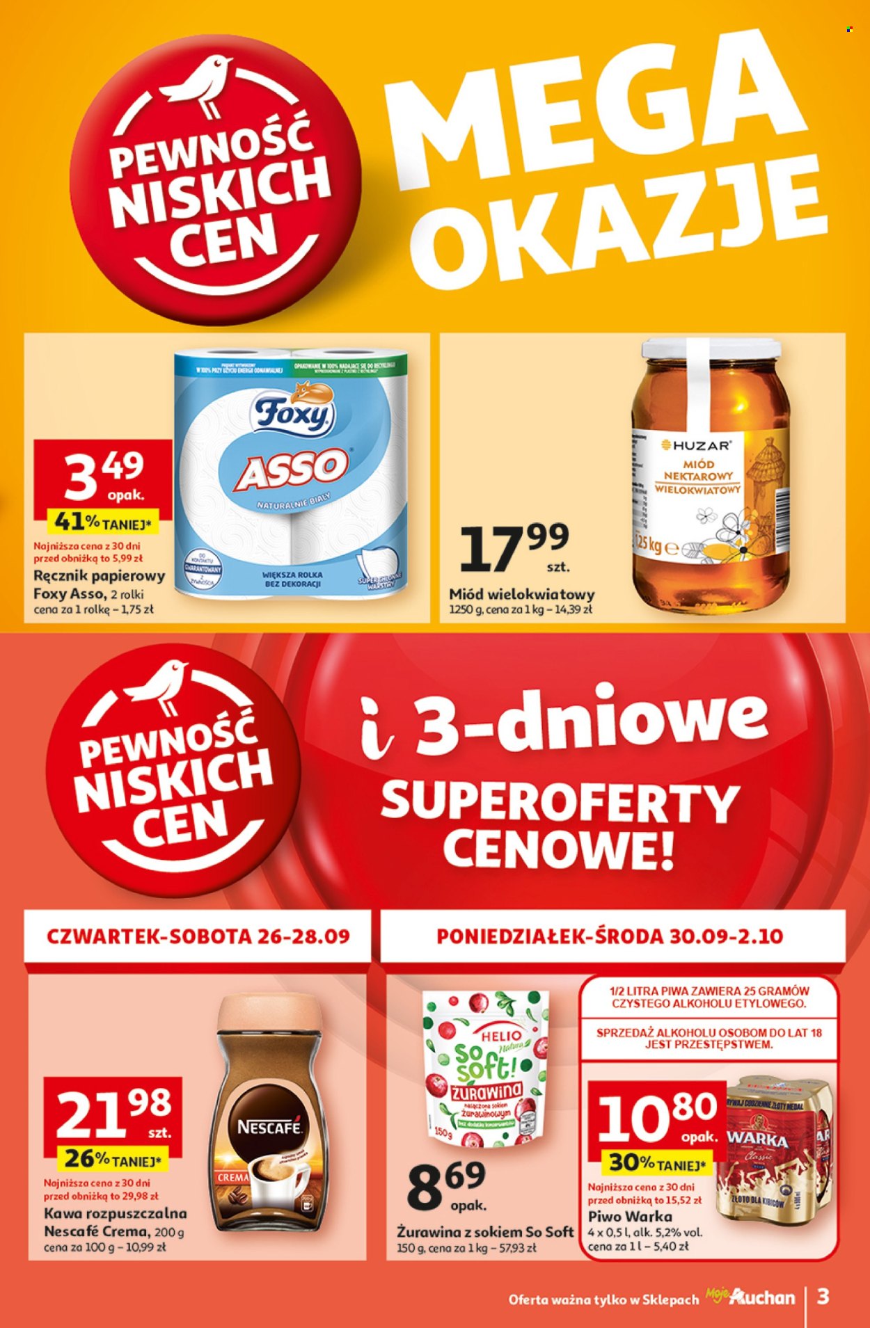 Gazetka Auchan - 26.09.2024 - 2.10.2024. Strona 3