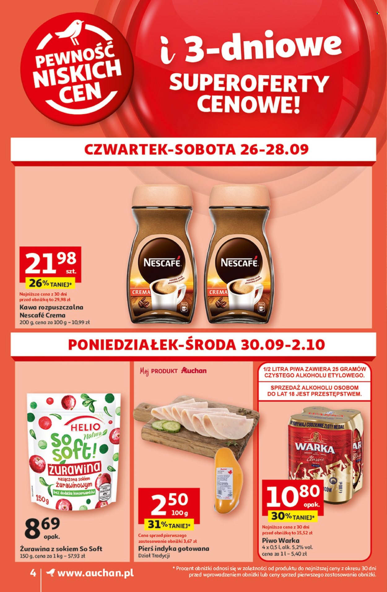 Gazetka Auchan - 26.09.2024 - 2.10.2024. Strona 4