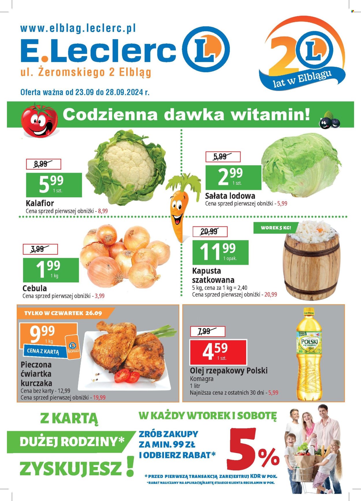 Gazetka E.Leclerc - 23.09.2024 - 28.09.2024. Strona 1