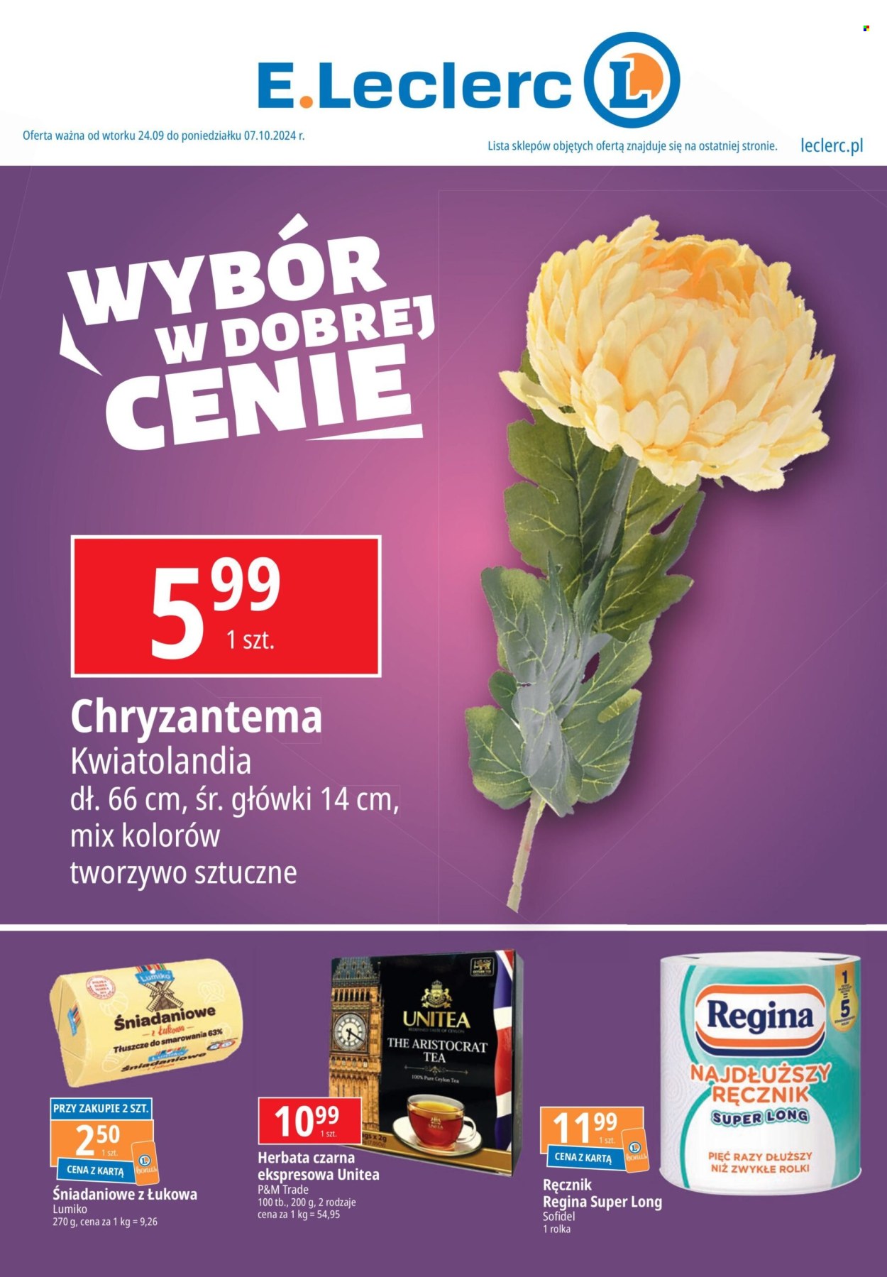 Gazetka E.Leclerc - 24.09.2024 - 7.10.2024. Strona 1