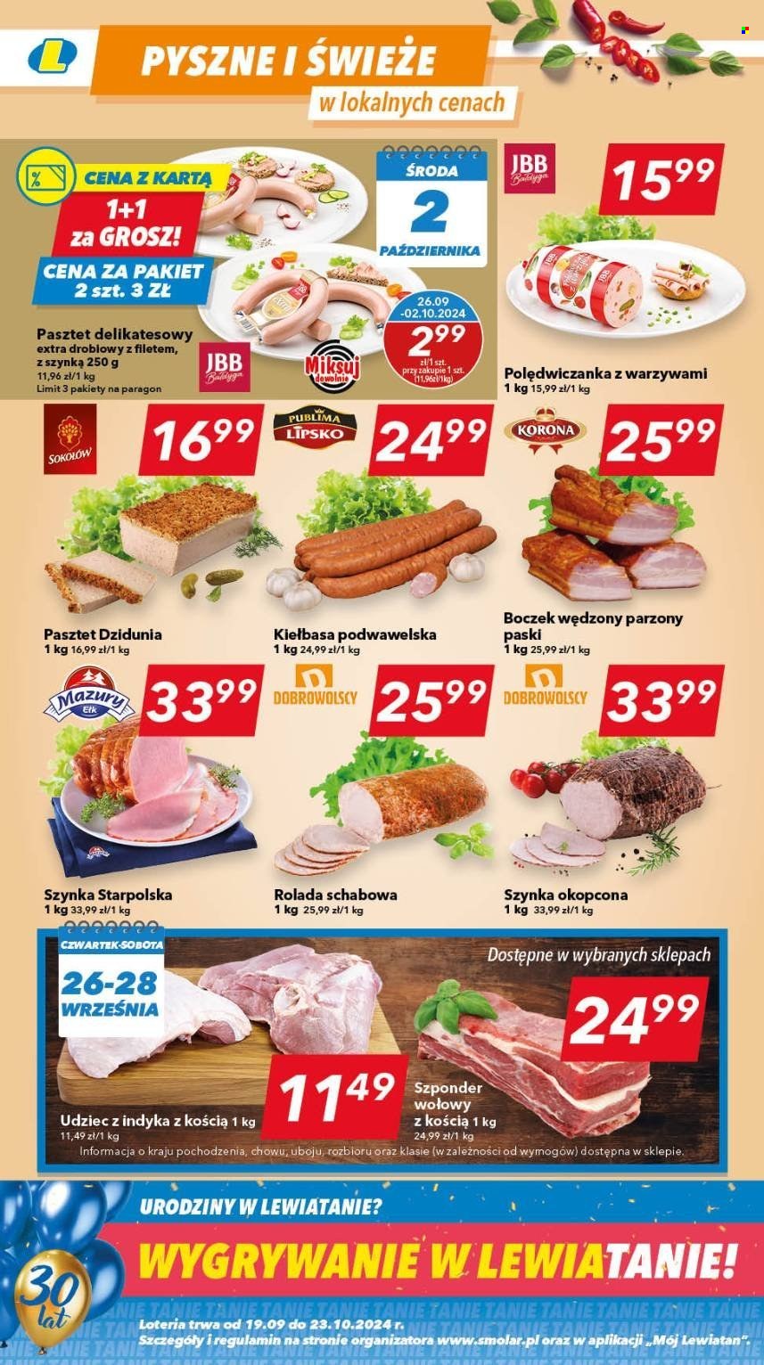 Gazetka Lewiatan - 26.09.2024 - 2.10.2024. Strona 2