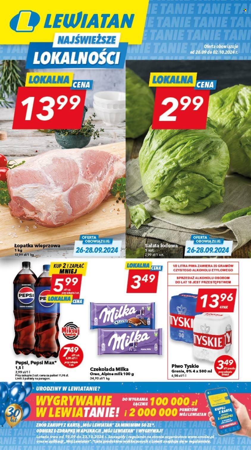Gazetka Lewiatan - 26.09.2024 - 2.10.2024. Strona 1