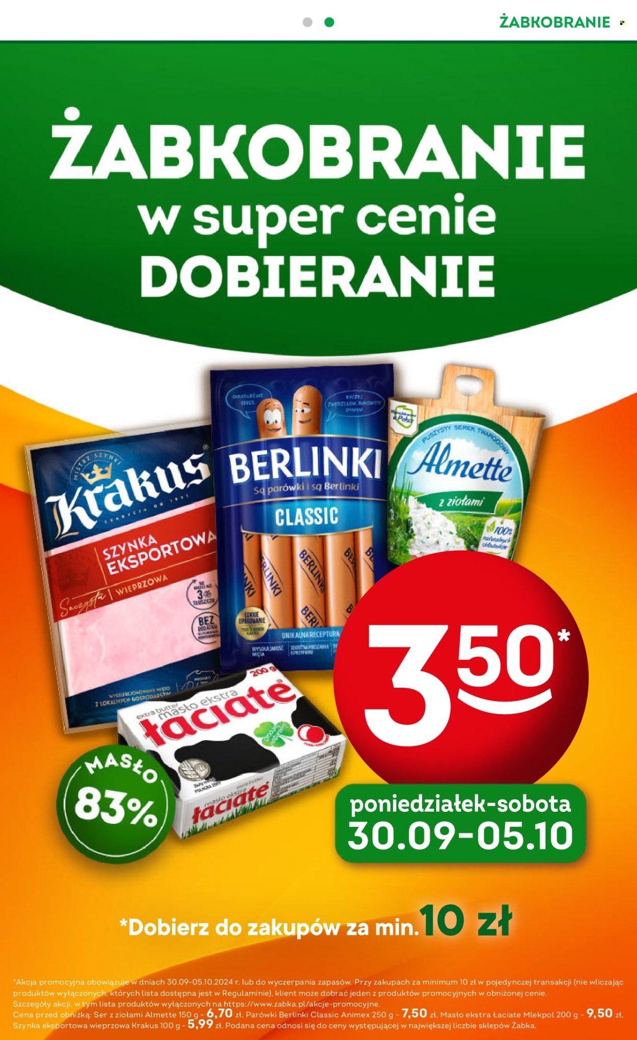 Leták Żabka - 25.9.2024 - 8.10.2024. Strana 17