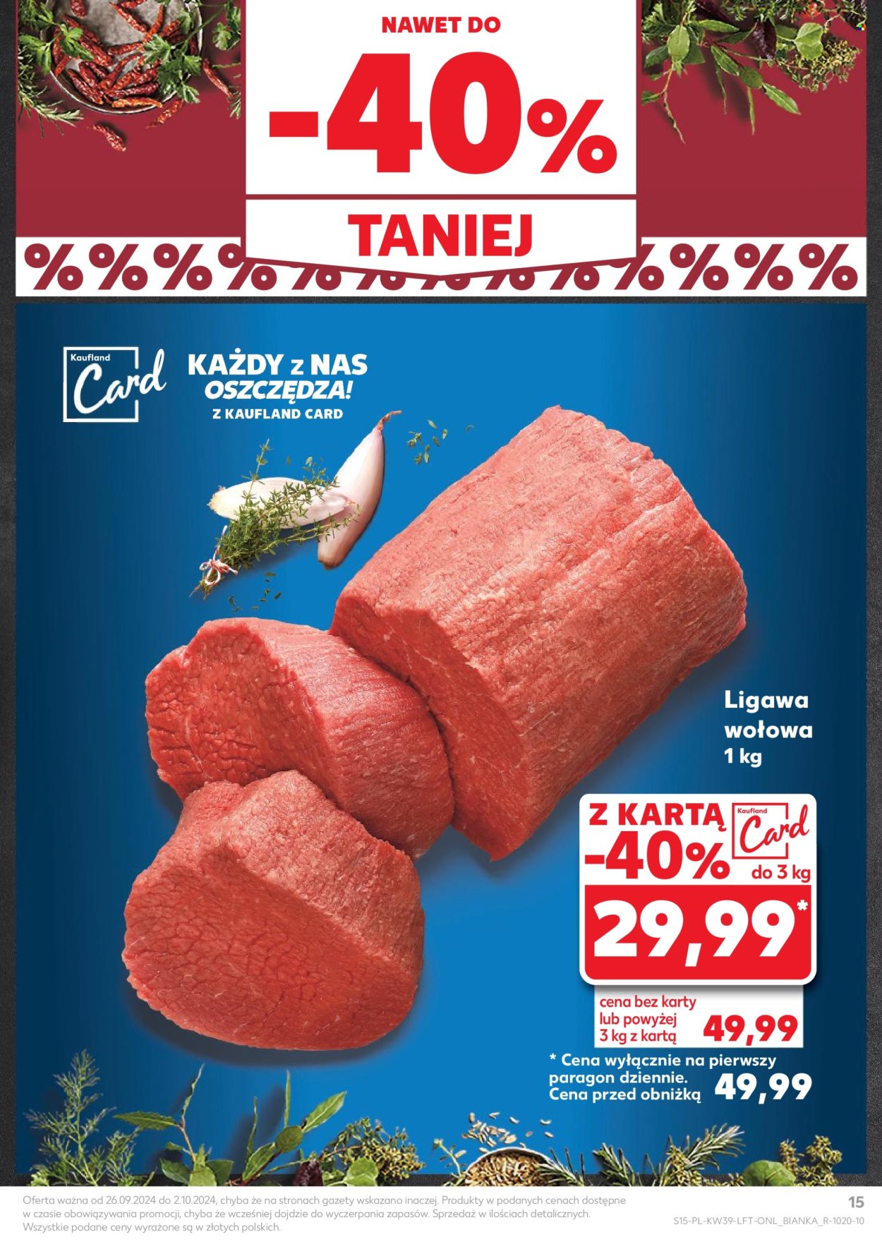 Gazetka Kaufland - 26.09.2024 - 2.10.2024. Strona 15