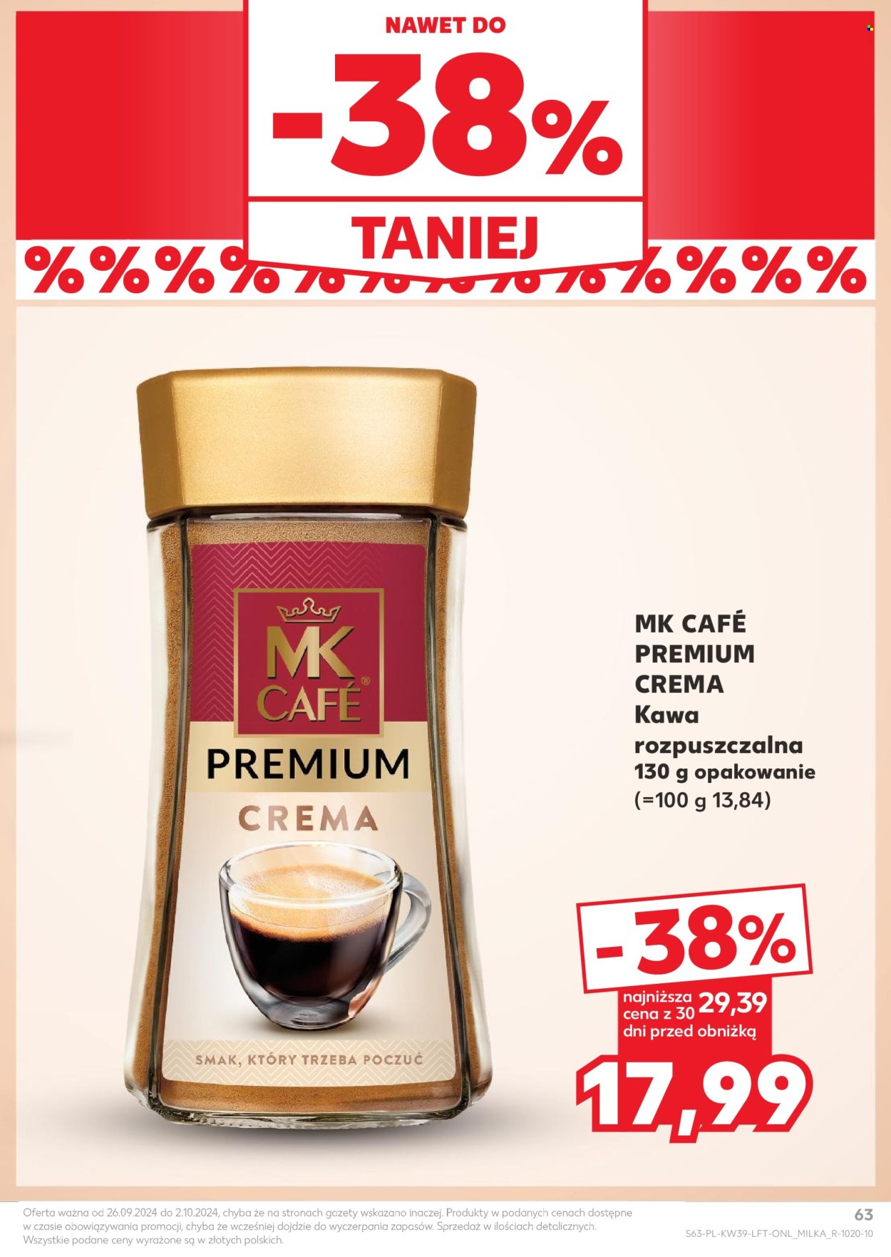 Gazetka Kaufland - 26.09.2024 - 2.10.2024. Strona 63