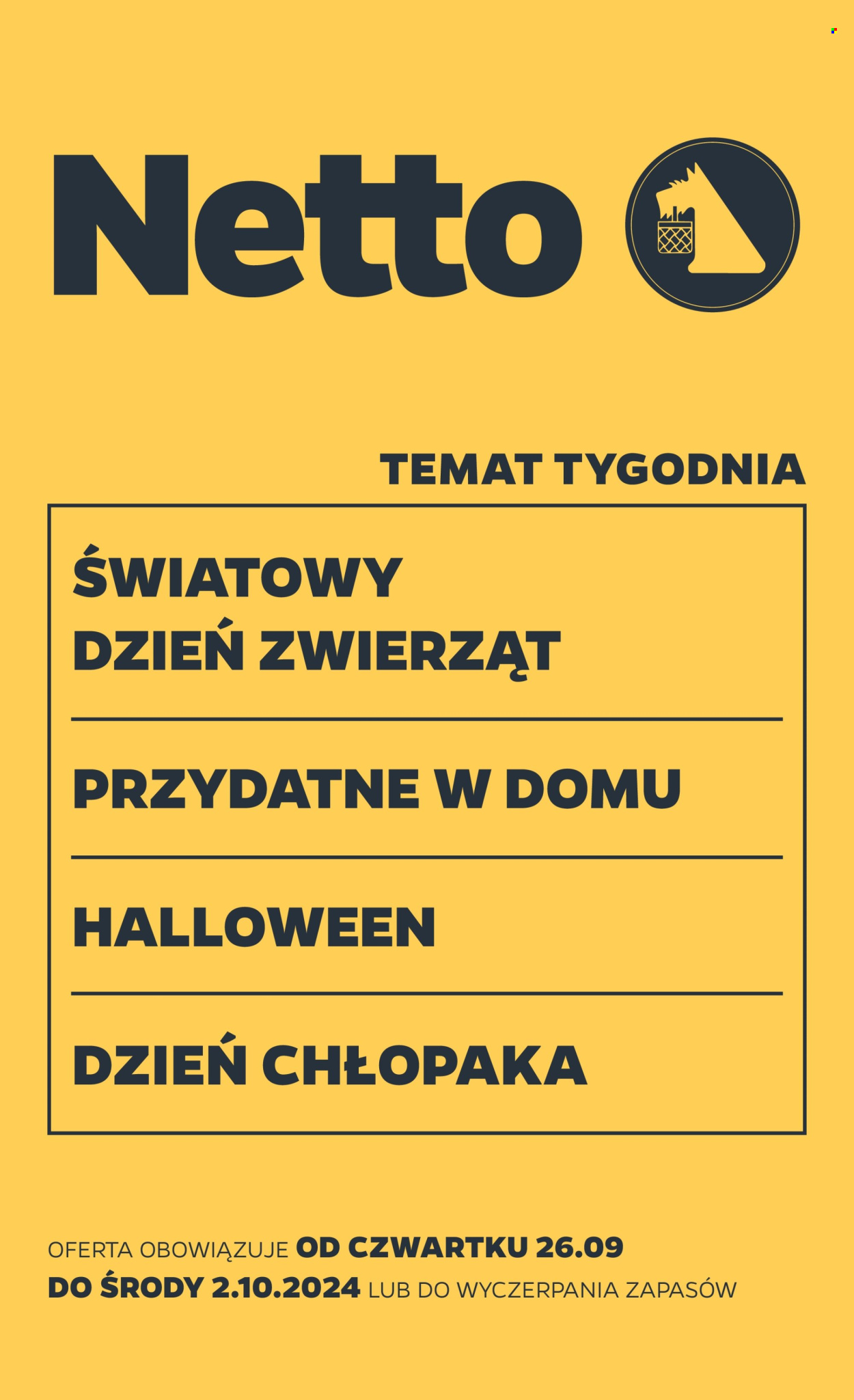 Gazetka Netto - 26.09.2024 - 2.10.2024. Strona 1